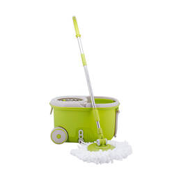 Bộ Cây Lau Nhà Xoay Tay 360 Độ LocknLock - Màu Xanh Lá - MOP-L003